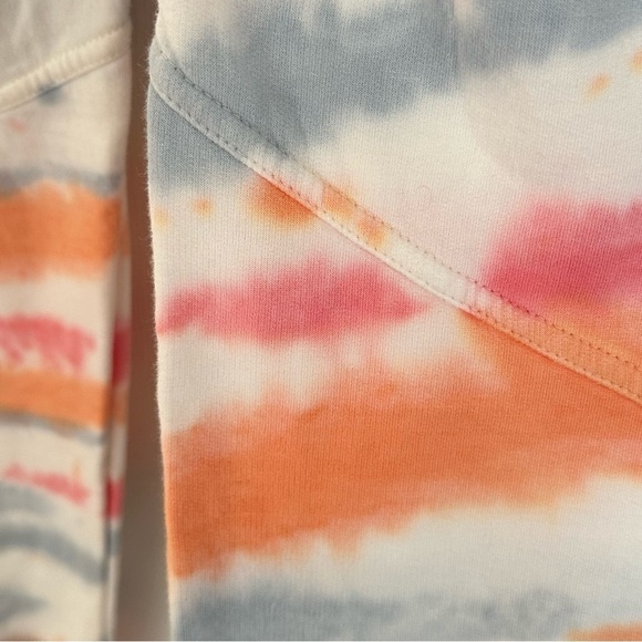 Young Fabulous & Broke Tie Dye Joggers Athleisure Boho Hippie Pink Blue Size Med - Picture 8 of 15